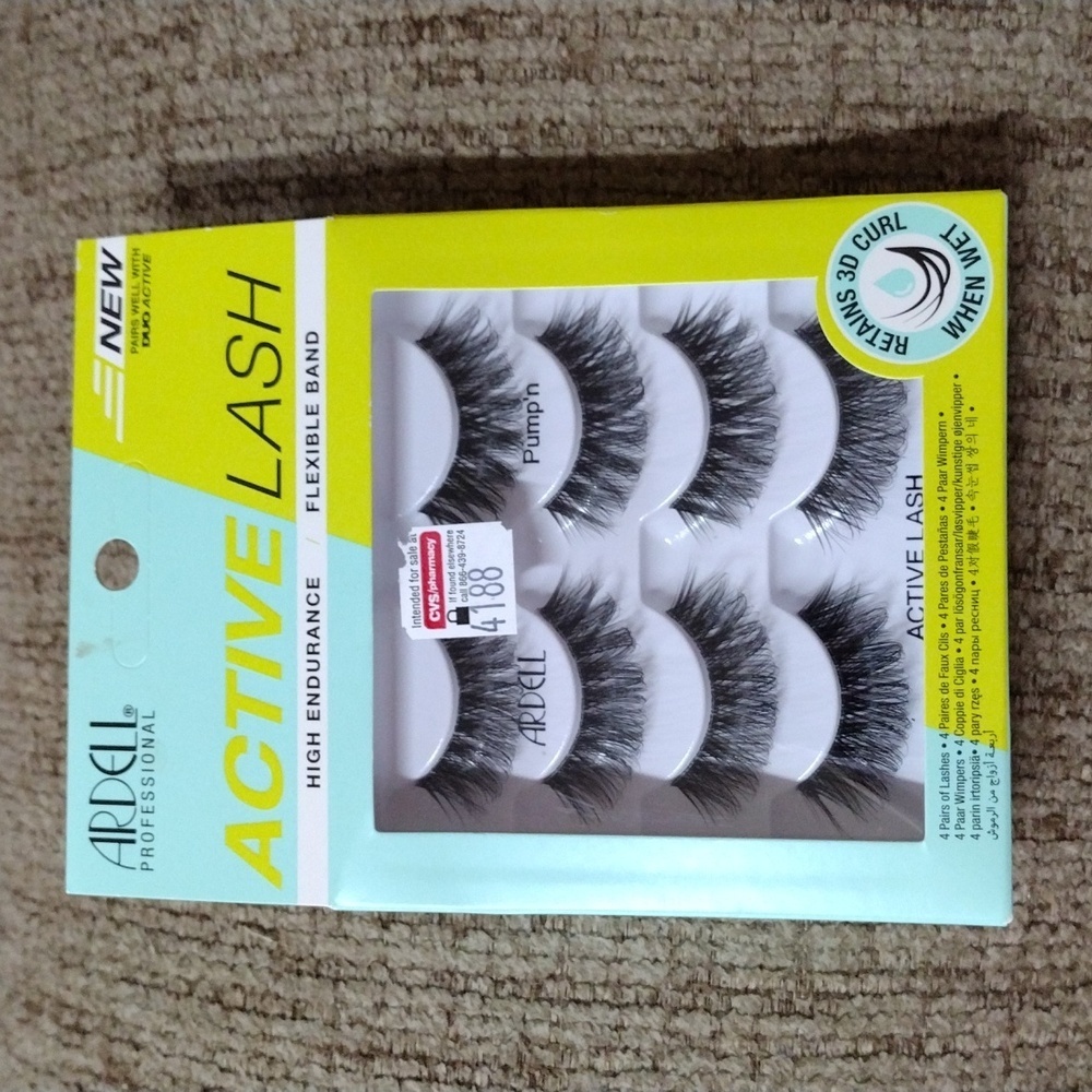 Ardell Professional Active‎ Lash Pump'n High Endurance Flexible Band 4 Pairs
